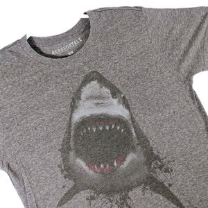Aeropostale Great White Shark Attack Single Stitch Men's Medium T-Shirt